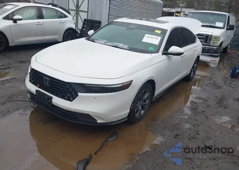 2023 Honda Accord Hybrid Ex-L z USA, uszkodzony, nr VIN 1HGCY2F63PA066576